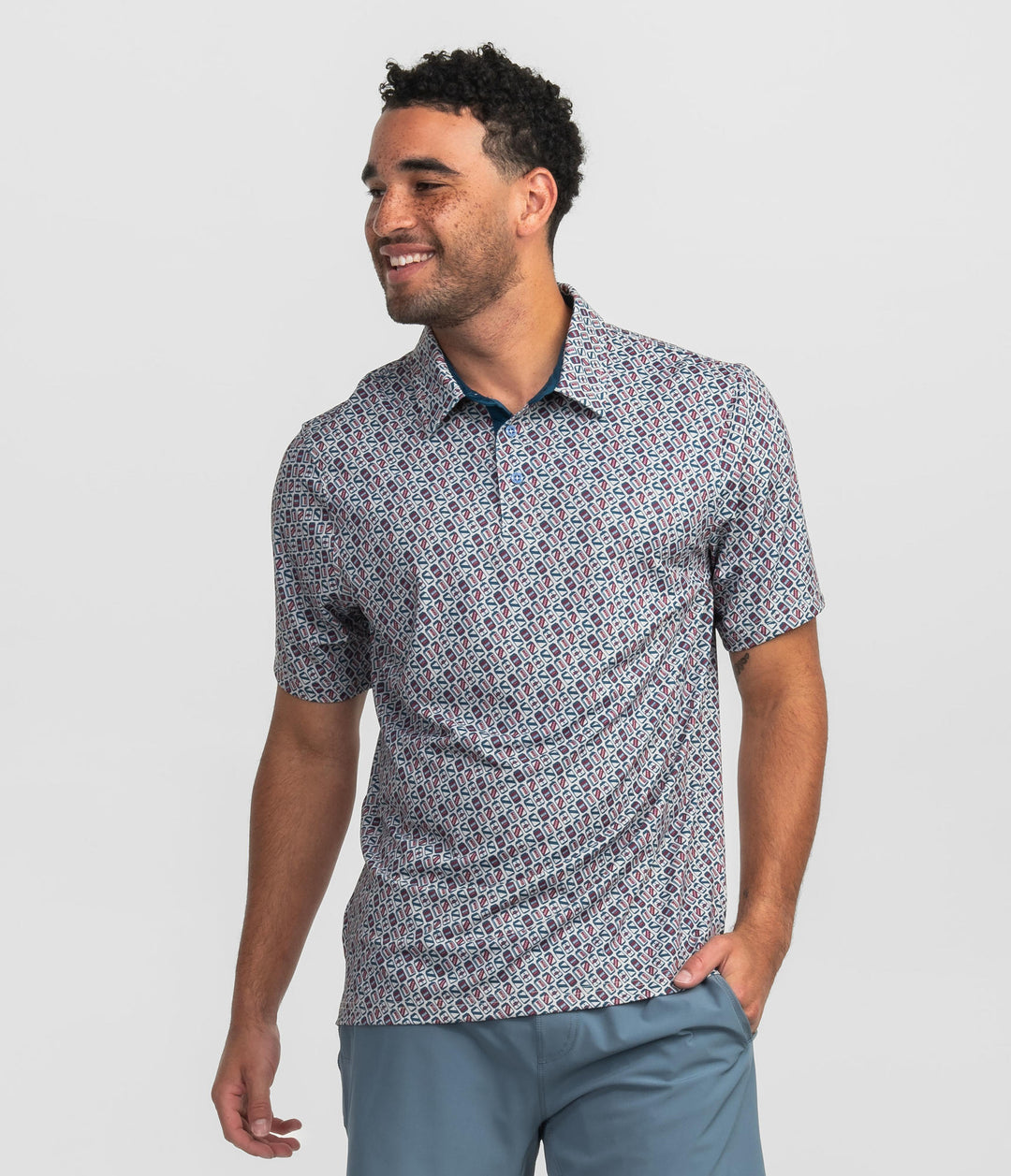 Hoptimist Printed Polo