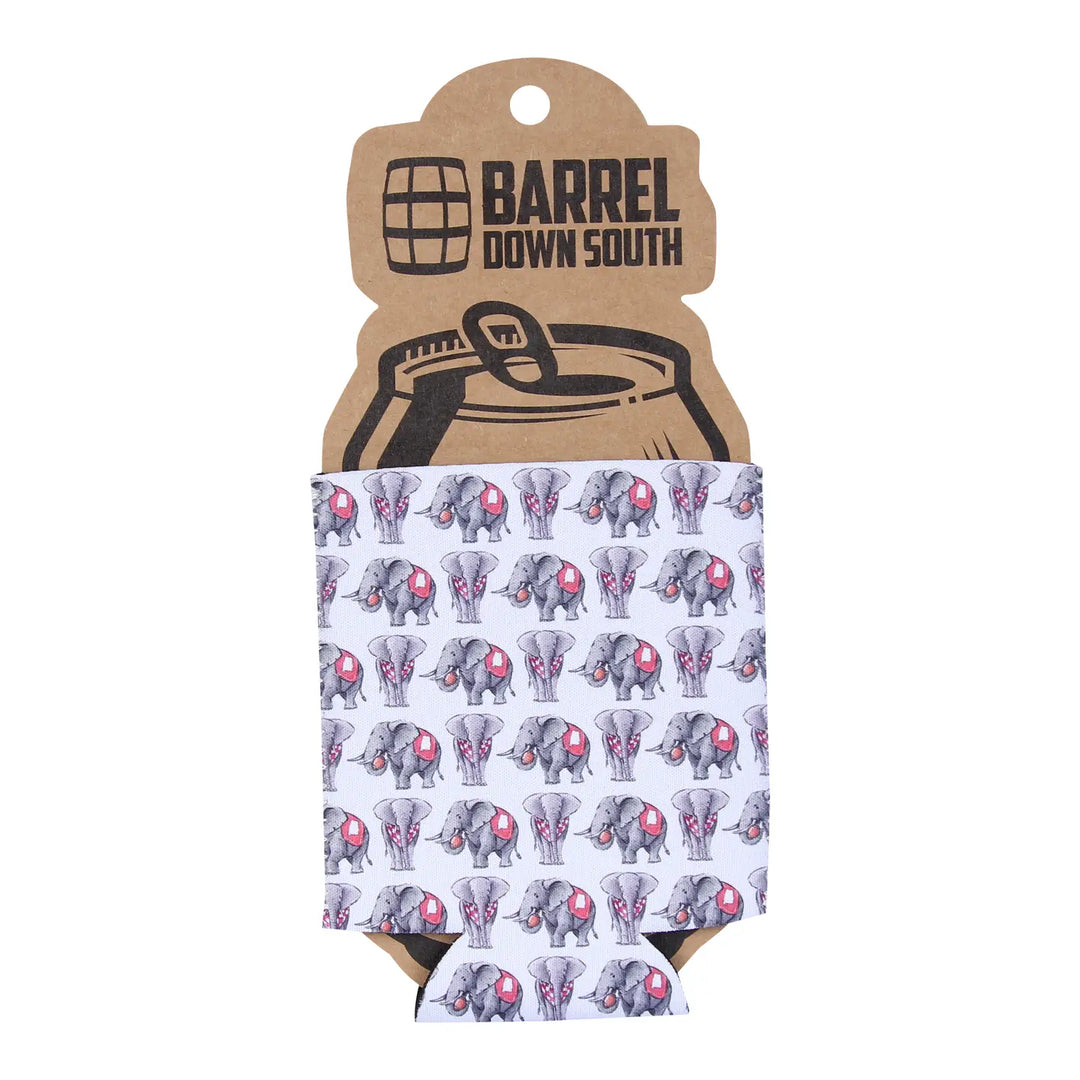 Elephant Pattern Can Cooler