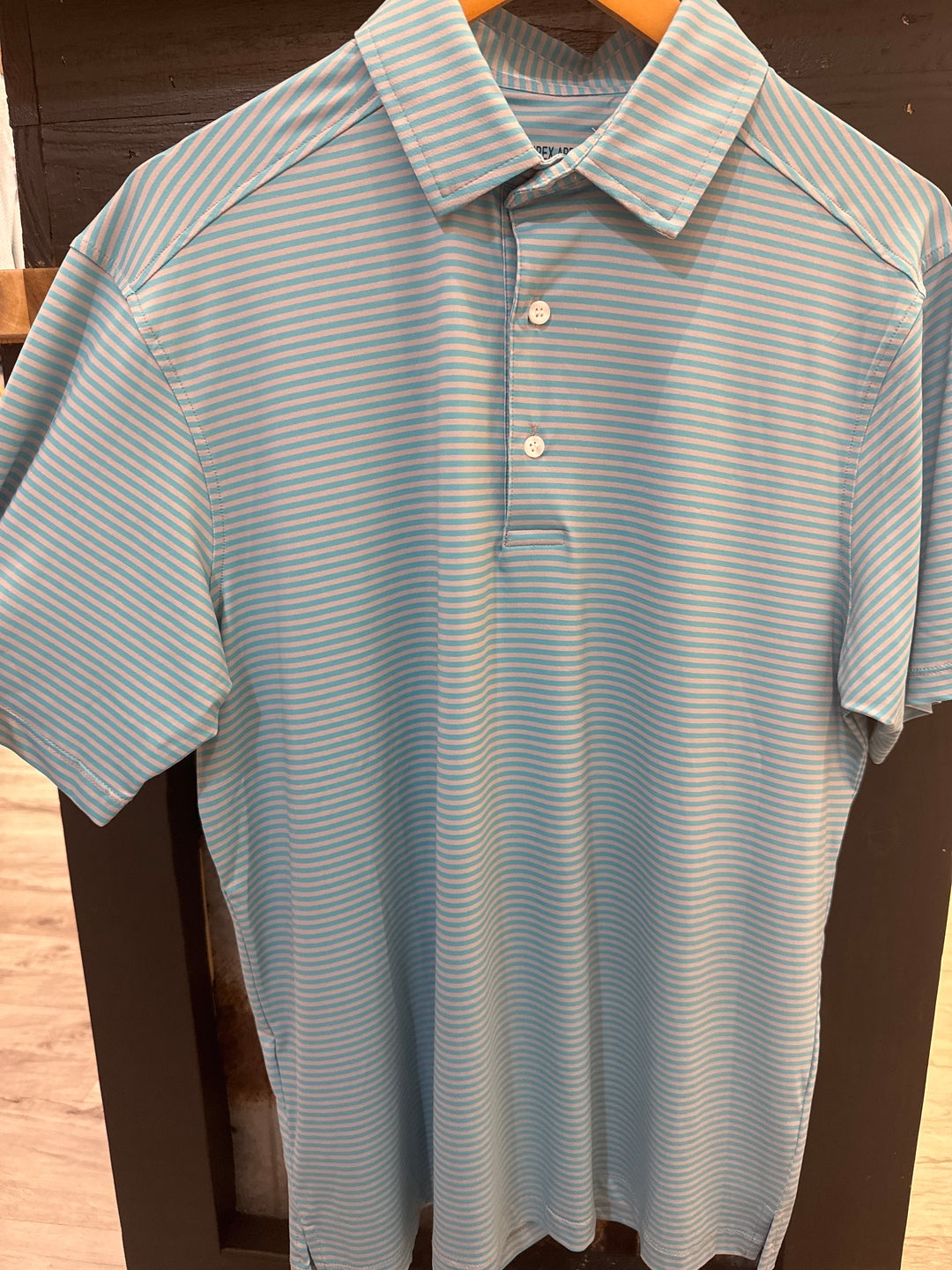 Grey/Blue Stripes Polo