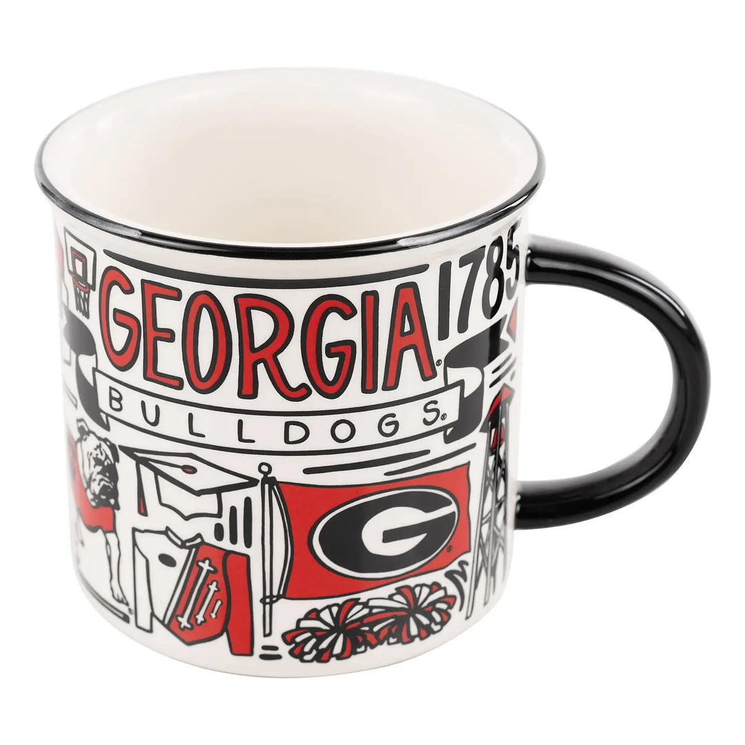 Uga Collage Campfire Mug