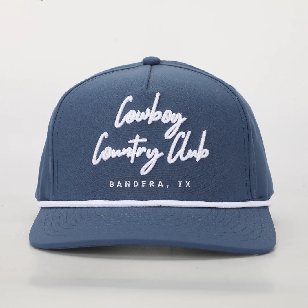 CCC Cursive Roped Hat- Navy