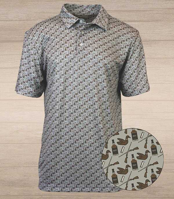 Wood Duck Whiskey Performance Polo