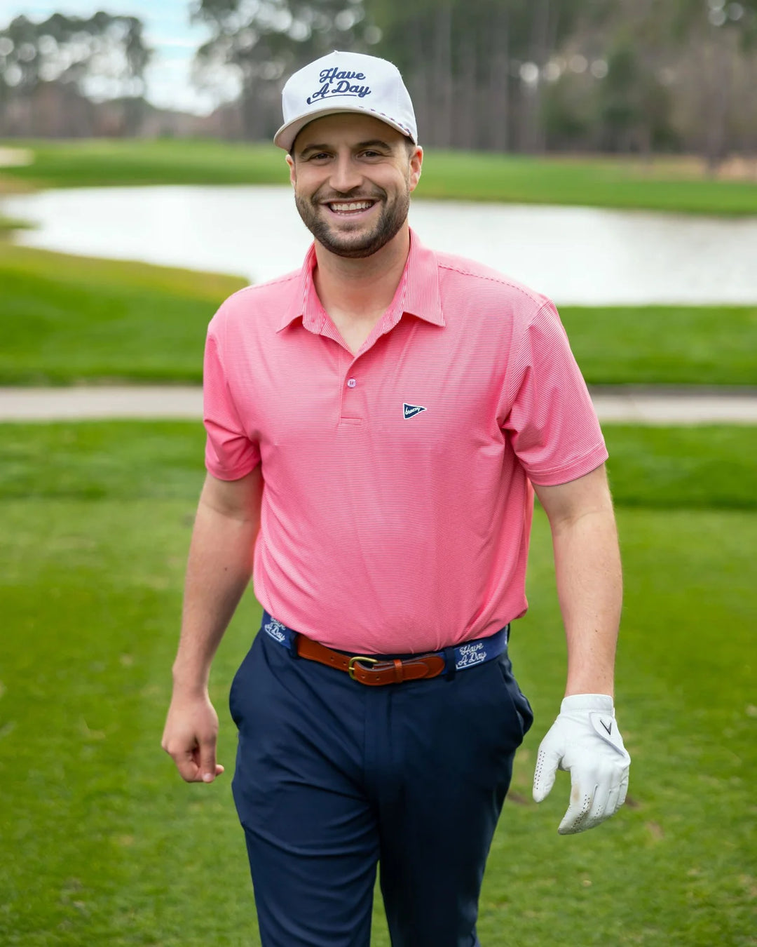 The Red & Pink Stripe Polo