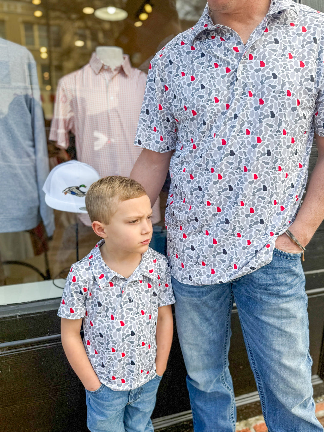 Polar Camo Georgia Print Polo