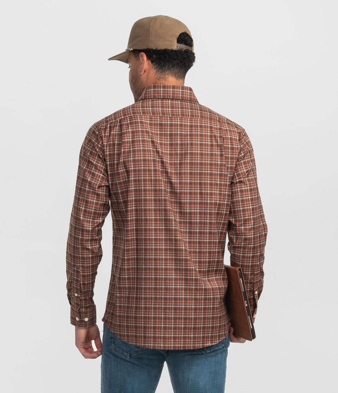 Samford Check Longsleeve- Hazelnut