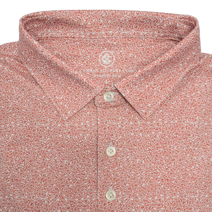 Cowboy Hat Polo- Brick