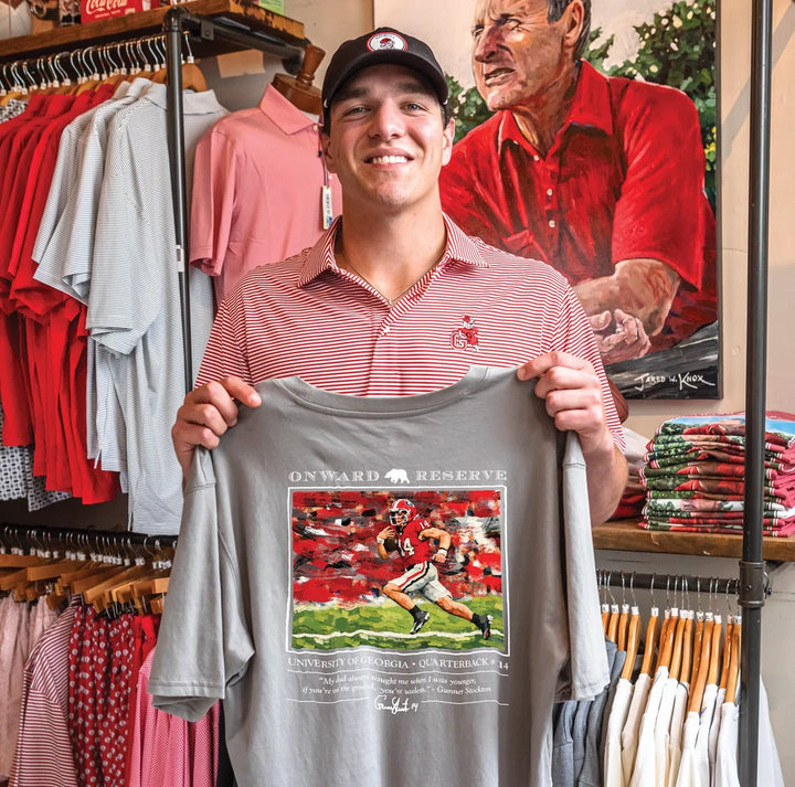 UGA Gunner Stockton #14 Tee