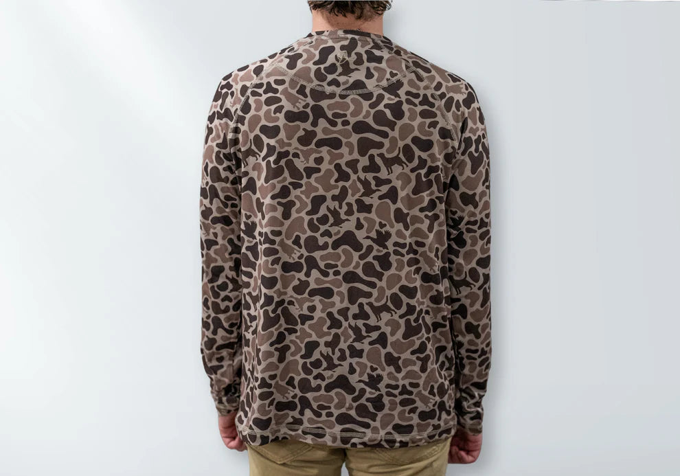 3 Button Henley | Mosul Camo