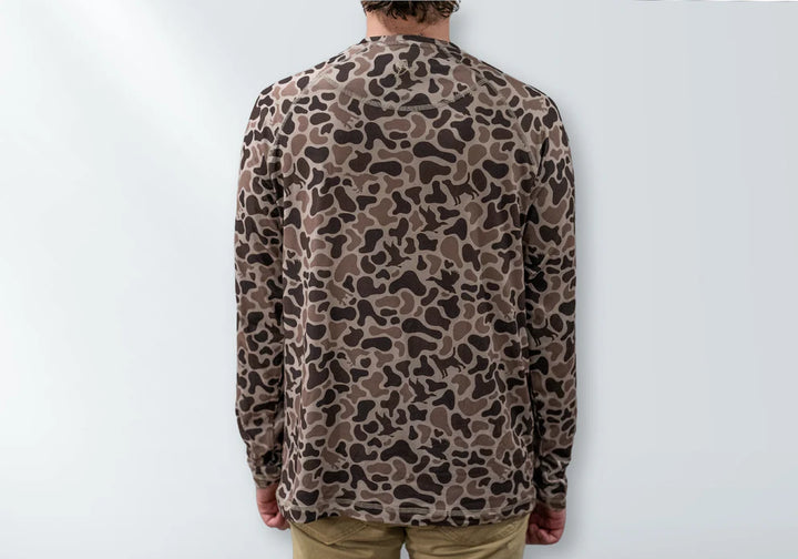 3 Button Henley | Mosul Camo
