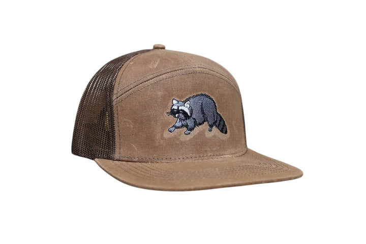 Waxed Raccoon Hat