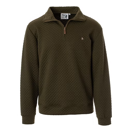 Roost Drake Quarter Zip- Green