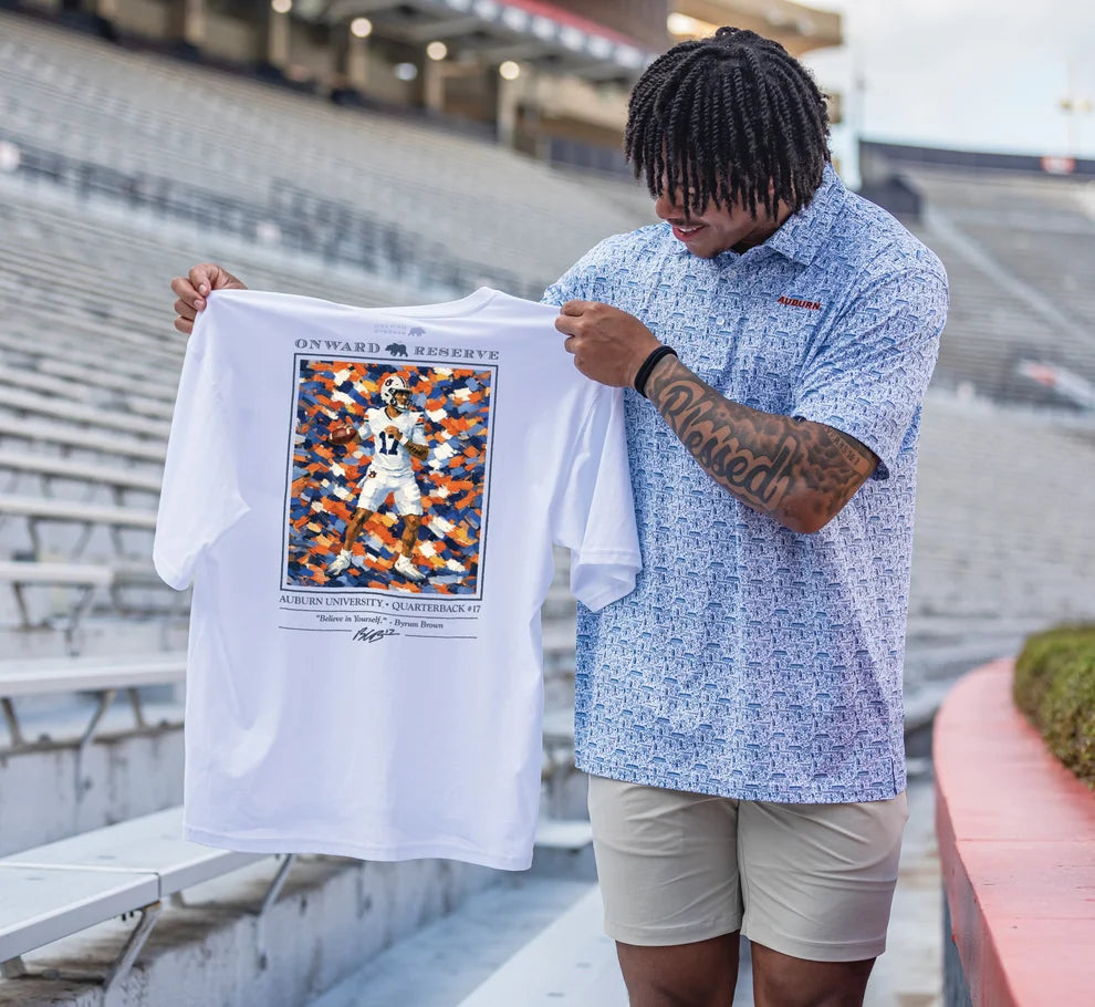 Auburn Byrum Brown Tee