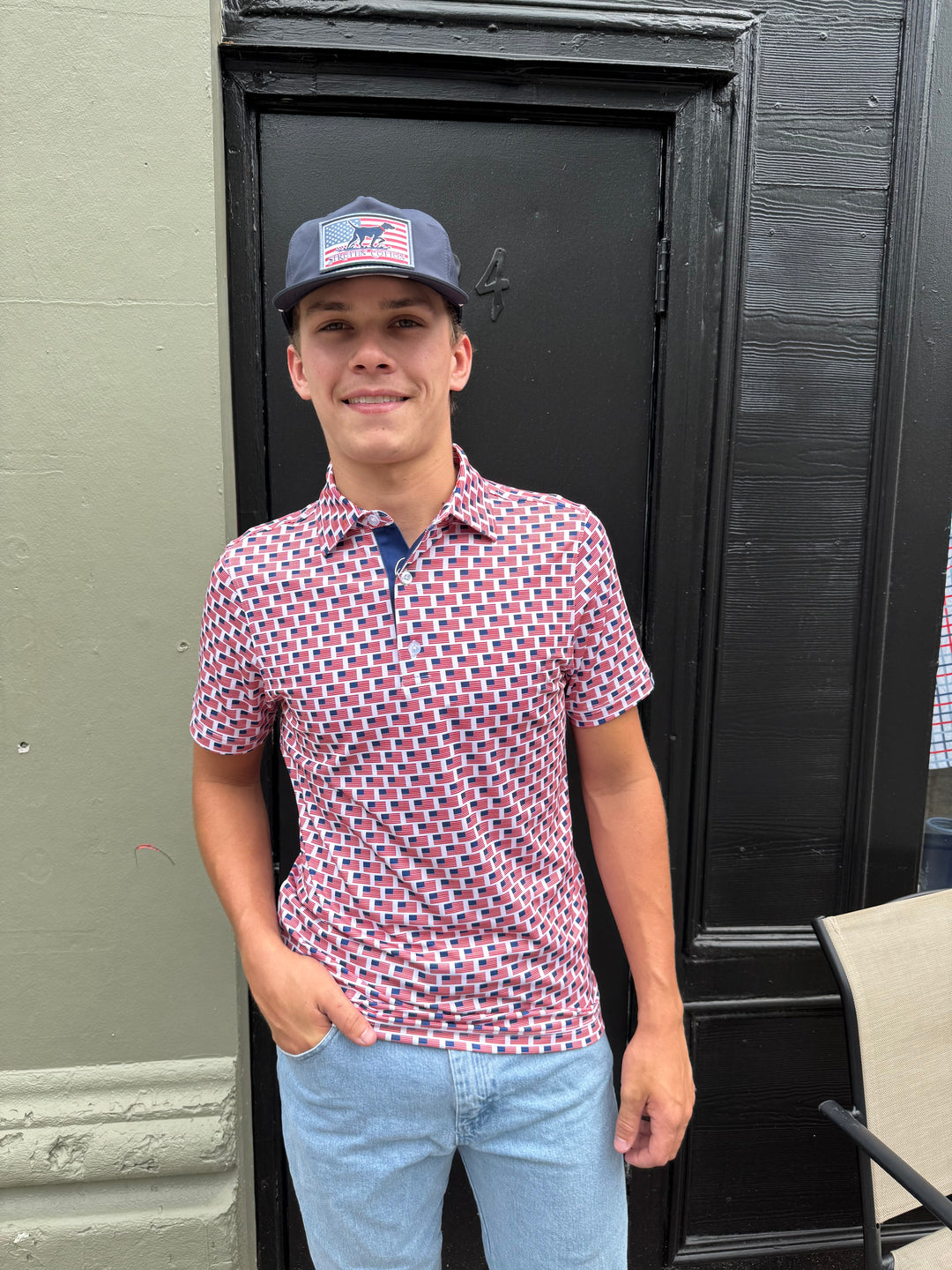 USA Flag Polo