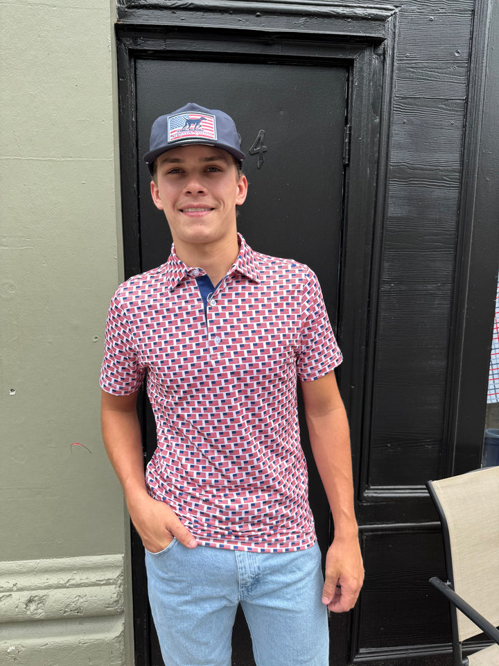 USA Flag Polo