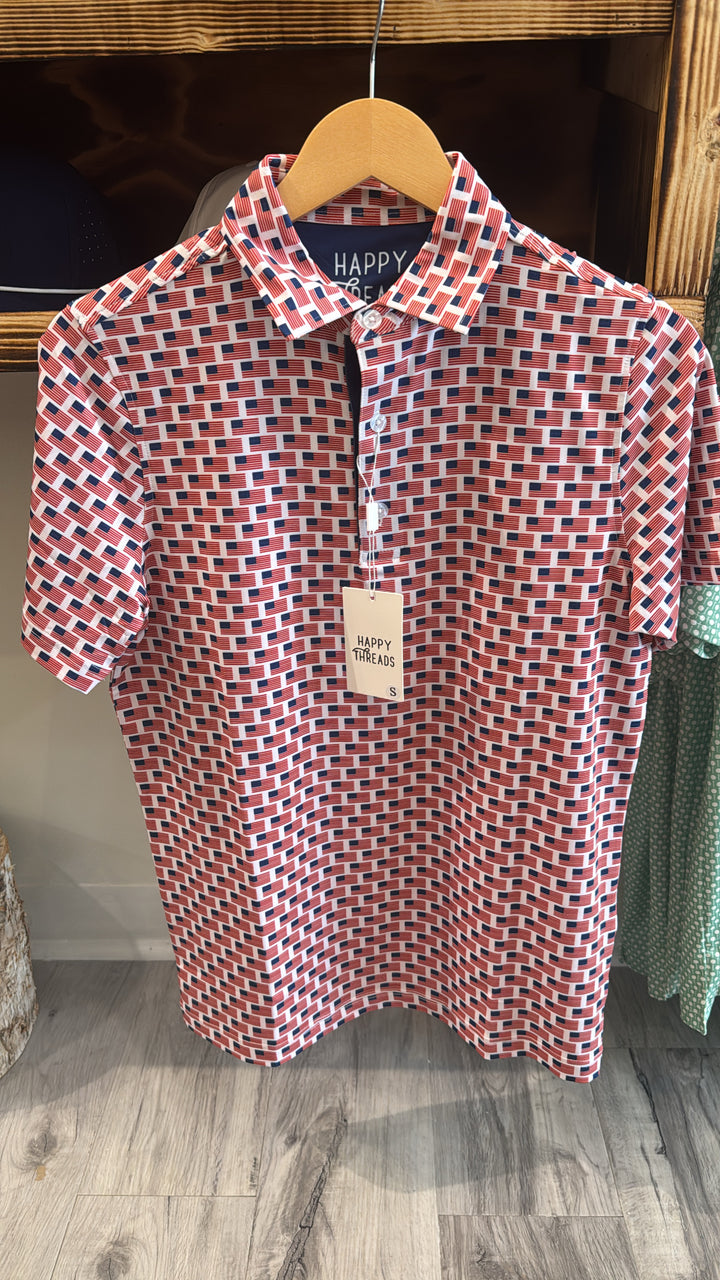 USA Flag Polo