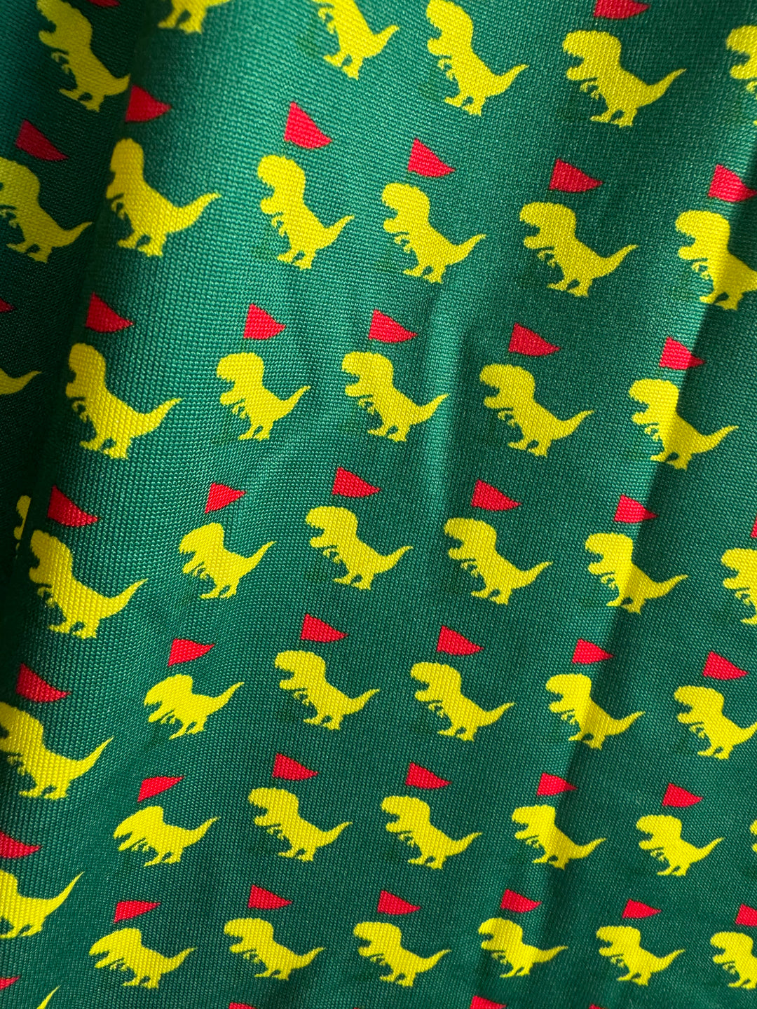 Green & Yellow T-rex Performance Polo