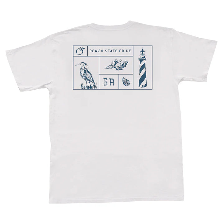 Georgia Coast Short Sleeve Pocket Tee