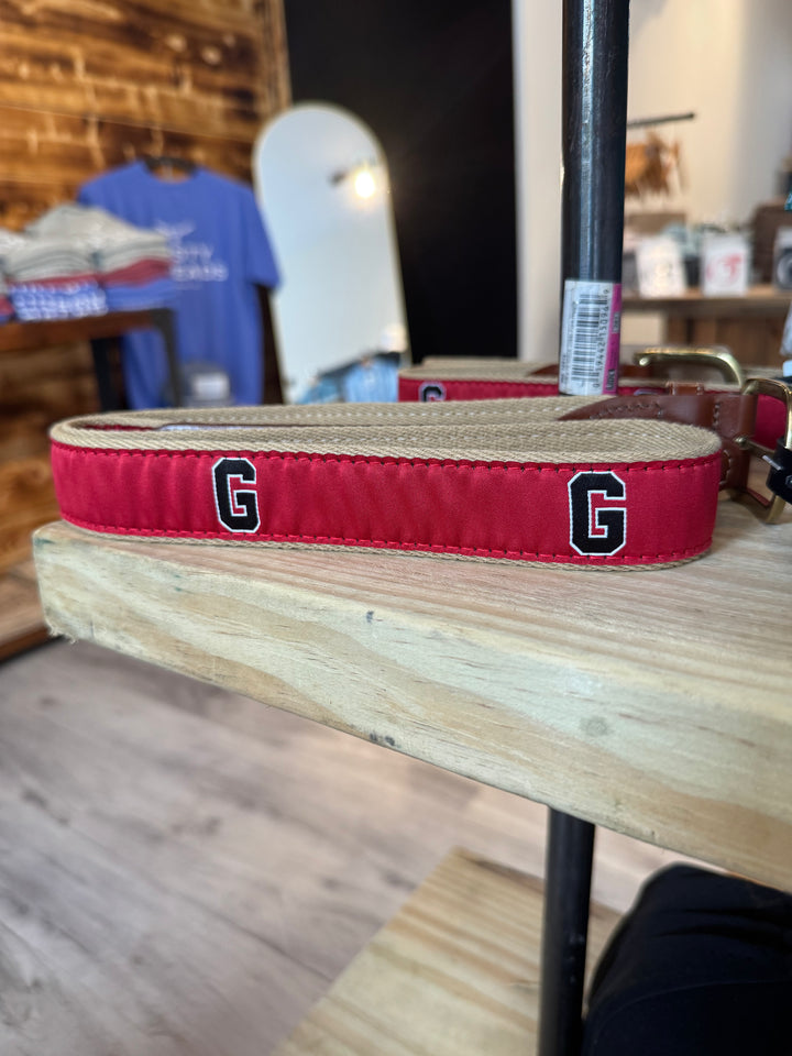 UGA Ribbon Belt Block G
