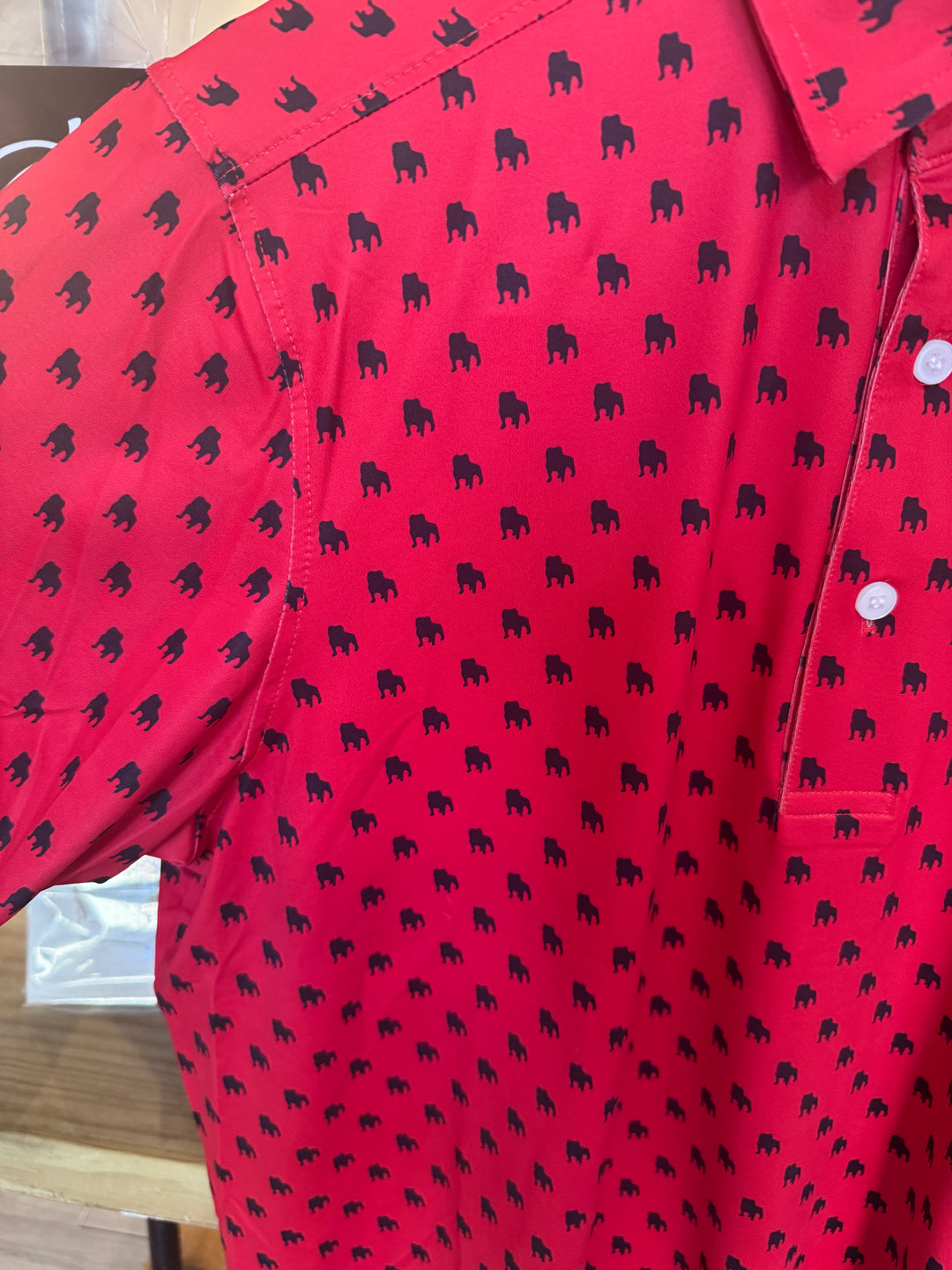 Bulldog Outline Polo