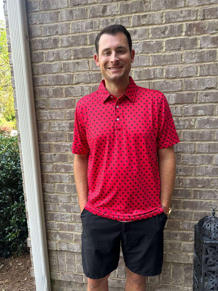 Bulldog Outline Polo
