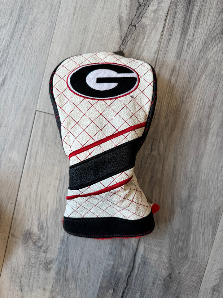 Georgia White Quilted Driver Headcover