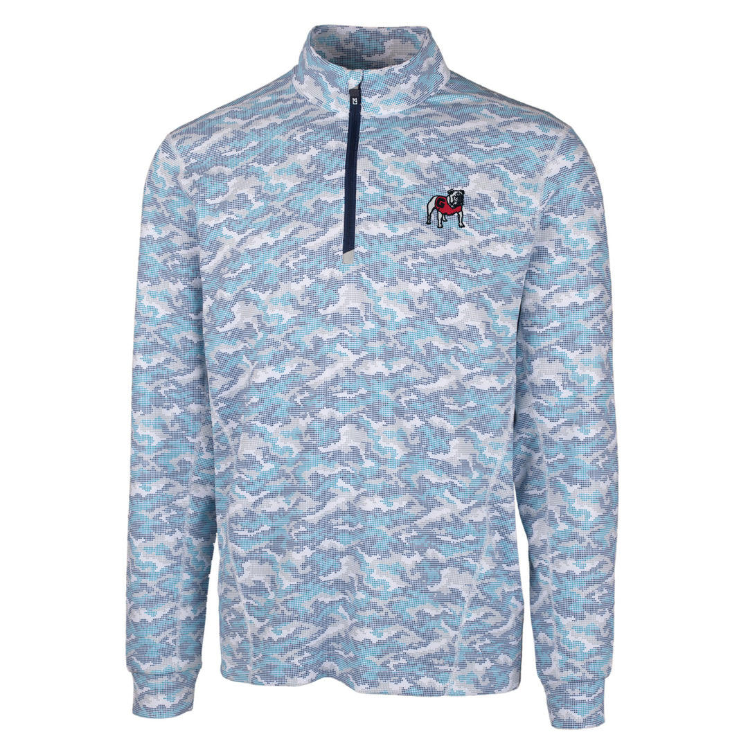 UGA Camo Quarter Zip