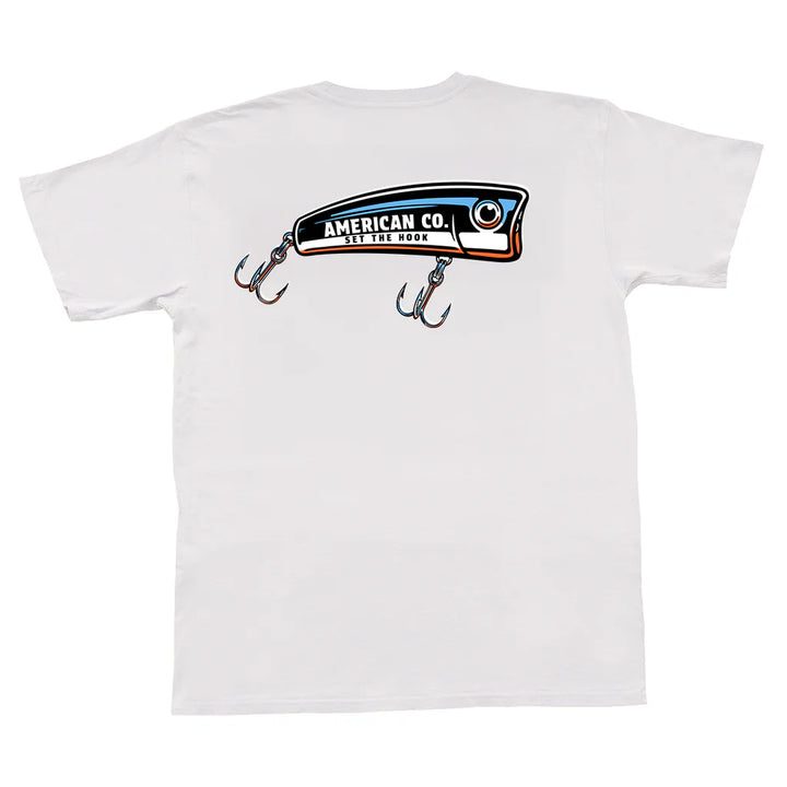 Set the Hook Short Sleeve Pocket Tee