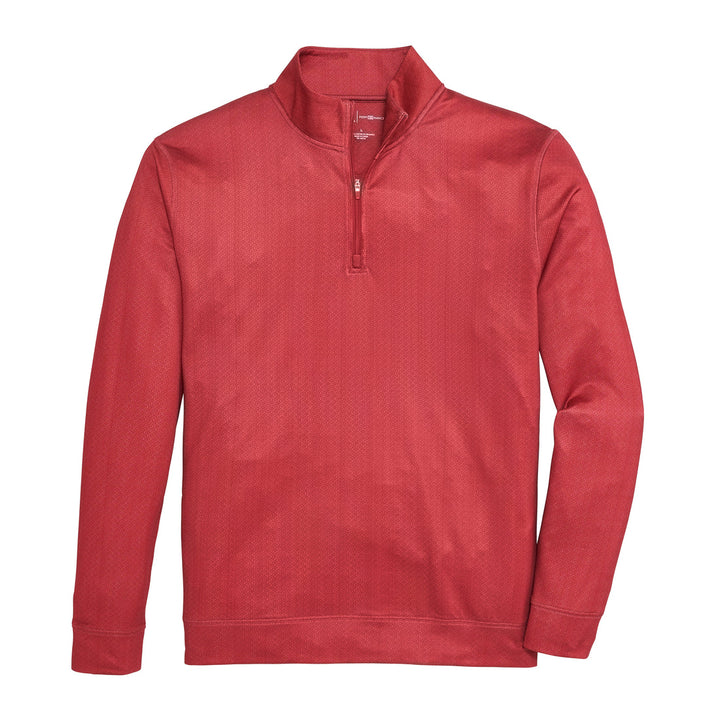 Vintage G Printed Performance 1/4 Zip - Red