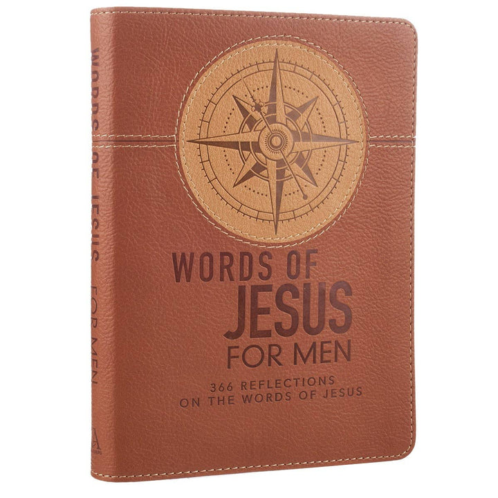 Devotional Words of Jesus for Men Faux Leather