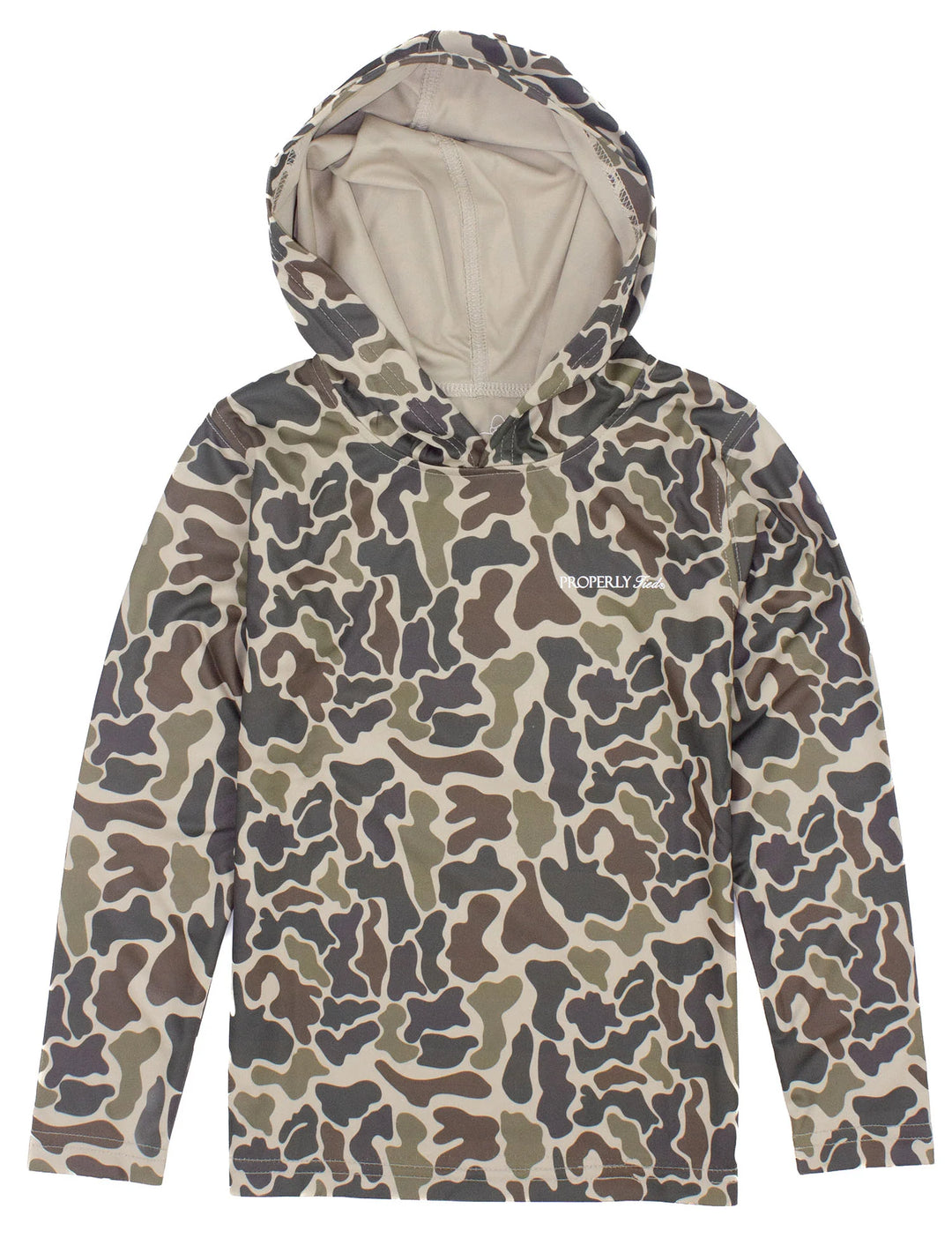 Boys Performance Hoodie Vintage Camo